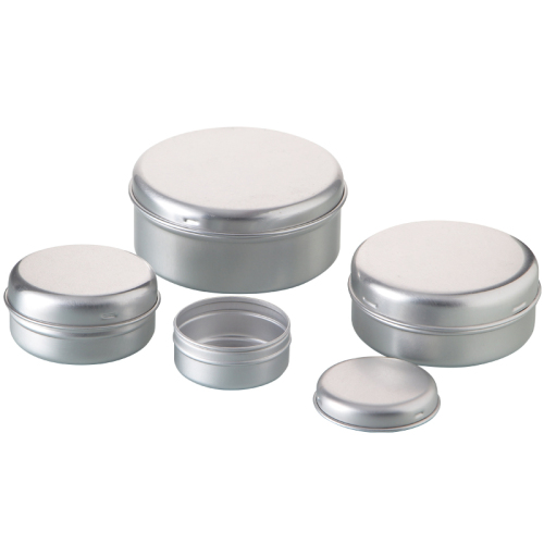 wholesale Round containers Aluminum Round Jar Lip Balm Container Packaging Aluminum With Screw Top