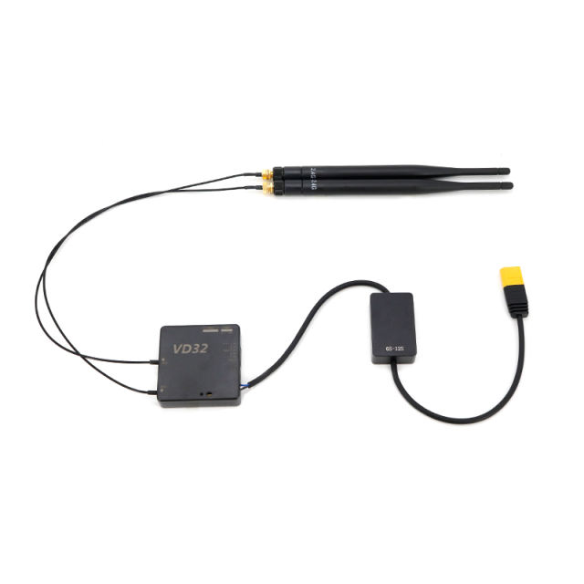SIYI VD32 Air Unit 2.4G Receiver with Datalink Telemetry 480p FPV Compatible S.Bus PWM Control with VD32 AK28 VD28 Remote Conroller FCC and Japan MIC Certified