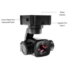 [PRE-SALE] SIYI A8 mini 4K 8MP Ultra HD 6X Digital Zoom Gimbal Camera with 1/1.7" Sony Sensor AI Smart Identify and Tracking HDR Starlight Night Vision Mini 3-Axis Stabilizer 95g Lightweight 55x55x70mm for UAV UGV USV RC Planes and FPV Drones