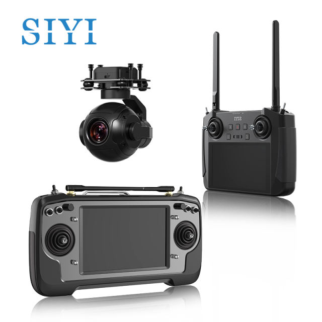 SIYI MK32E MK15E DUAL Enterprise Handheld Ground Station Smart Controller with Dual Operator and Remote Control Relay Feature