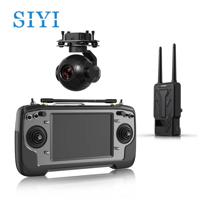 SIYI MK32 HM30 DUAL Enterprise Handheld Ground Station Image Transmission System with Dual Operator and Remote Control Relay Feature