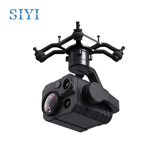 SIYI ZT30 Optical Pod Four Sensors 4K 8MP 180X Hybrid 30X Optical Zoom Gimbal Camera 640 x 512 Thermal Imaging High Accuracy Laser Rangefinder 2K Wide Angle with AI Smart Tracking 3-Axis Stabilizer UAV UGV USV Pod Payload for Drone Surveillance Inspection