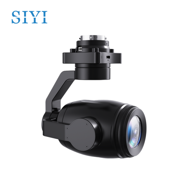 SIYI ZR30-D 4K 8MP Ultra HD 180X Hybrid 30X Optical Zoom Gimbal Camera with AI Tracking 1/2.7" Sony Sensor HDR Starlight Night Vision 3-Axis Stabilizer Compatible with DJI Matrice 300 RTK Drone Payload for Drone Surveillance and Inspection