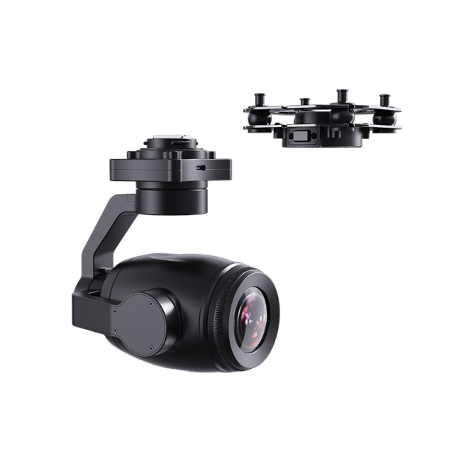 SIYI ZR30 4K 8MP Ultra HD 180X Hybrid 30X Optical Gimbal Camera with AI Smart Identify and Tracking 1/2.7" Sony Sensor HDR Starlight Night Vision 3-Axis Stabilizer UAV UGV USV Pod Payload for Drone Surveillance Inspection