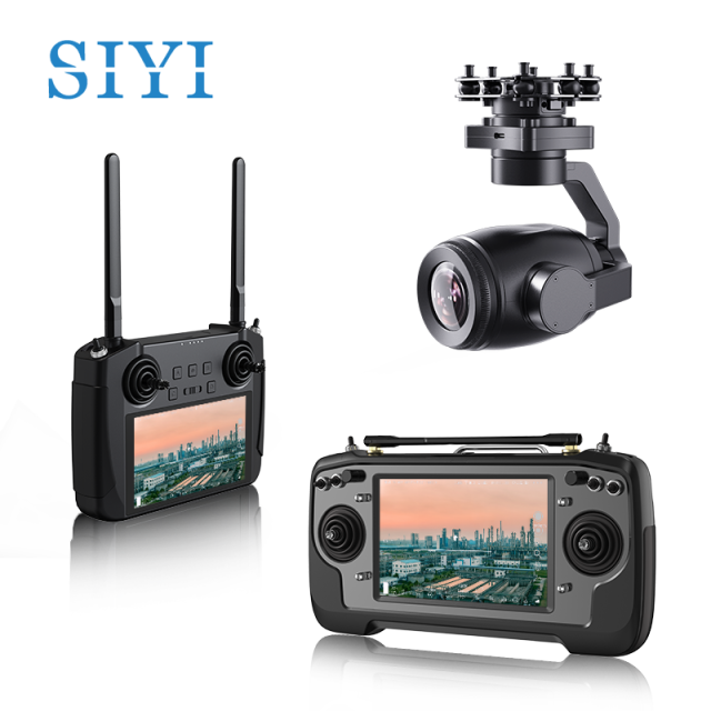 SIYI MK32 MK15 DUAL Enterprise Handheld Ground Station Smart Controller with Dual Operator and Remote Control Relay Feature CE FCC