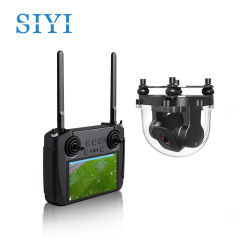 SIYI MK15 Mini HD Handheld Agriculture Smart Controller with 5.5 Inch LCD Touchscreen 1080p 60fps FPV 180ms Latency 3.5KM CE FCC KC