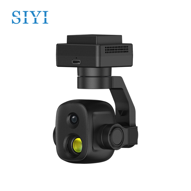 SIYI ZT6 Mini Optical Pod Dual Sensors 4K 8MP 6X Digital Zoom Gimbal Camera 640 x 512 Thermal Imaging Temperature Measuring 3-Axis Stabilizer ArduPilot PX4 Mavlink Compatible UAV UGV USV Pod Payload for Drone Surveillance Inspection