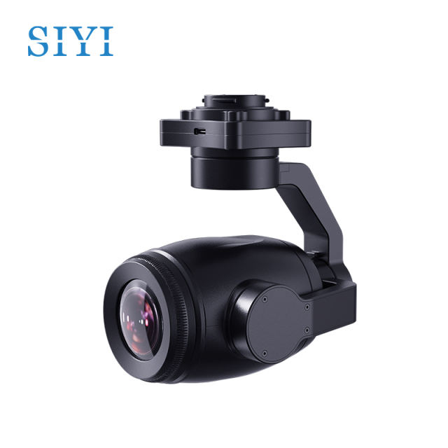 SIYI ZR30 4K 8MP Ultra HD 180X Hybrid 30X Optical Gimbal Camera 1/2.7" Sony Sensor HDR Starlight Night Vision 3-Axis Stabilizer UAV UGV USV Pod Payload for Drone Surveillance Inspection