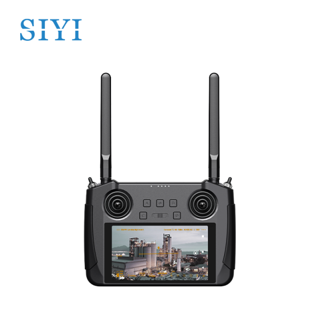 SIYI MK15 Mini HD Handheld Enterprise Smart Controller with 5.5 Inch LCD Touchscreen 1080p 60fps FPV 180ms Latency for UAV UGV 15KM CE FCC KC