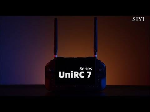 SIYI UniRC 7 / 7 Pro Dual Frequency 2.4 & 5 GHz Handheld Ground Station 40 KM Range Smart Controller with 7-Inch 1080P High Brightness Touchscreen 4K Digital Image Transmission 4G RAM 64G ROM Android 13 OS AES Encryption for UAV UGV USV Robotics