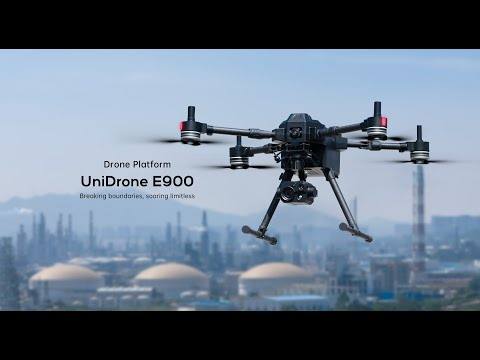 Reebot Robotics UniDrone E900 Enterprise Drone Platform 2.1kg Payload 55-min Flight Time 35KM Transmission Range AI Tracking 4K FPV Camera IPX4 Protection Foldable & Quick Release Ready to Fly Kit