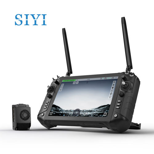 SIYI UniRC 10 Pro Triple Frequency 2.4 & 5 & X GHz Handheld Ground Station 45 KM Range Smart Controller with 10-Inch 1080P High Brightness Touchscreen 4K Digital Image Transmission 4G RAM 64G ROM Android 13 OS AES Encryption for UAV UGV USV Robotics