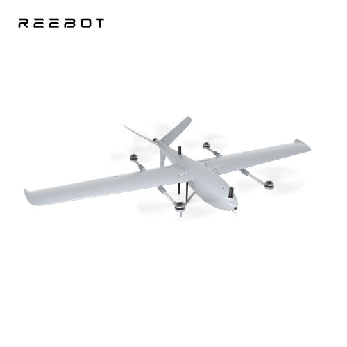 Reebot Robotics UniVTOL V2200 VTOL Drone Platform 1kg Payload 125min Flight Time 18m/s Cruise Speed 40km Control Range 4K Front FPV Camera Dual-antenna RTK IP53 Protection Foldable & Quick Release