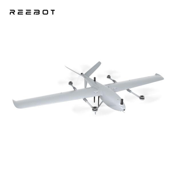 Reebot Robotics UniVTOL V2200 VTOL Drone Platform 1kg Payload 125min Flight Time 18m/s Cruise Speed 40km Control Range 4K Front FPV Camera Dual-antenna RTK IP53 Protection Foldable & Quick Release