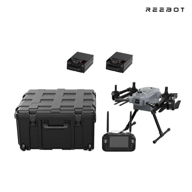 Reebot Robotics UniDrone E1000 Drone Flagship Platform 10kg Payload 55-min Flight Time 35KM Control Range 360-degree Lidar Obstacle Avoidance Dual-antenna RTK 4K FPV Camera IP54 Protection Foldable & Quick Release Ready to Fly Kit