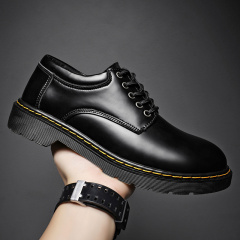 Novos sapatos masculinos de luxo casual couro genuíno de alta qualidade lazer confortável por dentro sola de PVC tendência sapato ferramental