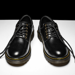 Neue Mens Luxury Casual Echtes Leder Hochwertige Freizeit Bequeme Innenseite PVC-Außensohle Trend Tooling Schuhe