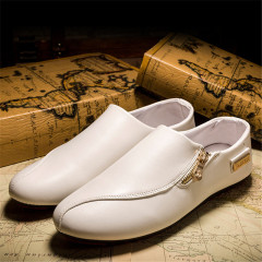 Neue Herrenschuhe Leder Echte Loafer Herrenschuhe Slip-on Soft Flats Schuhe Leichte Fahrschuhe Wanderschuhe