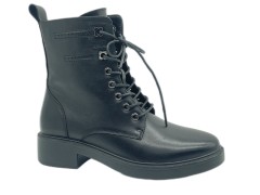 autumn fashion flat platform lace up low top comfortable women shoes leather soft boots
