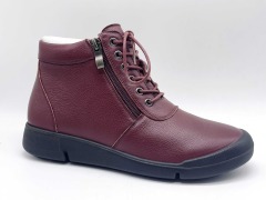 mode automne plate-forme plate confortable chaussures pour femmes bottes souples en cuir