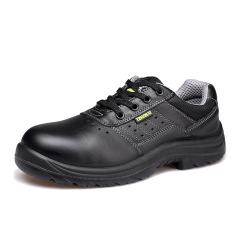 2022 new comfortable breathable anti-compression anti-smashing labor insurance shoes non-slip wear-resistant leather work shoes