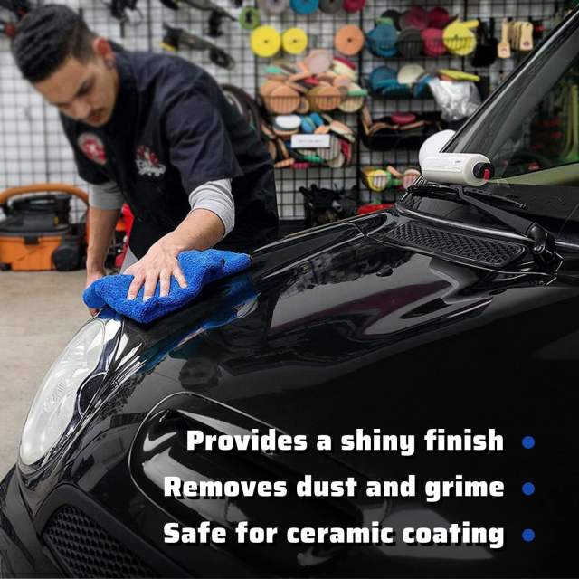 10 Pack Professional Microfiber Towels 16" X 24",Thick,Soft,Highly Absorbent Safe for Household,Pet Drying Car Washing, Drying & Auto Detailing