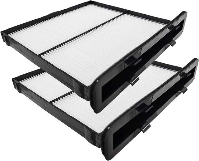 2 Pack White FD156 Cabin air filter for Forester (2023-2019),WRX (2023-2022),Replacement for CF12775,72880FL000,PA10432 042-2257 CAF10039P PC99497P C31755 C31464 CAF15040P VCA-2072 WCAF10039P