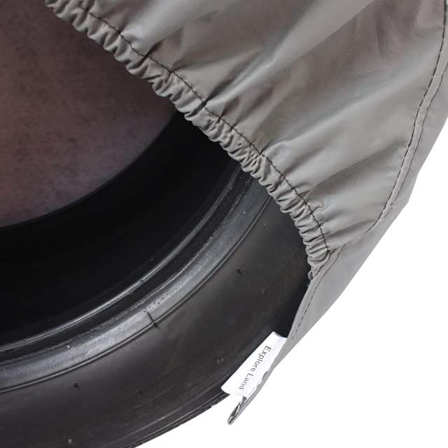 Explore Land Tire Covers 4 Pack - Tough Tire Wheel Protector for Truck, SUV, Trailer, Camper, RV - Universal Fits Tire Diameters 35-38.75 inches, Charcoal