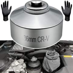 36mm Oil Filter Wrench, Socket with 3/8" Socket Drive