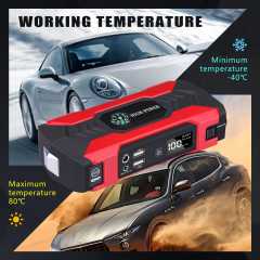 800A 12V car jumper start battery pack 28000mAh Car Jumper Start Power Battery Booster Car Truck up to 6.0 L petrol / 2.0 L diesel