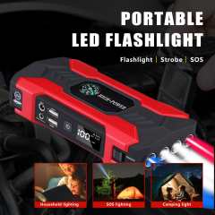 800A 12V car jumper start battery pack 28000mAh Car Jumper Start Power Battery Booster Car Truck up to 6.0 L petrol / 2.0 L diesel