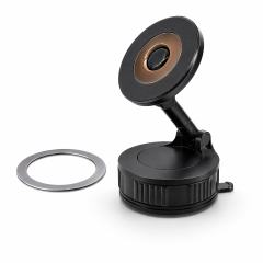 Vacuum Suction Magnetic Car Phone Holder, 360° Adjustable Cell Phone Mount