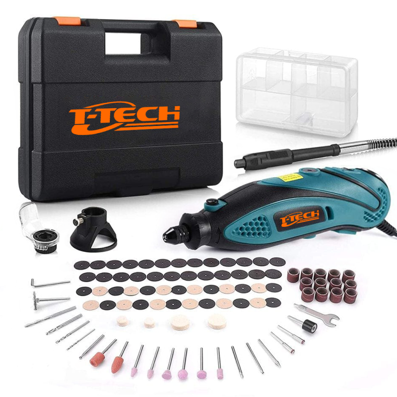 TITECH OEM 135W Rotary Tool 10000-32000rpm Electric Die Grinder with 105pcs Accessories