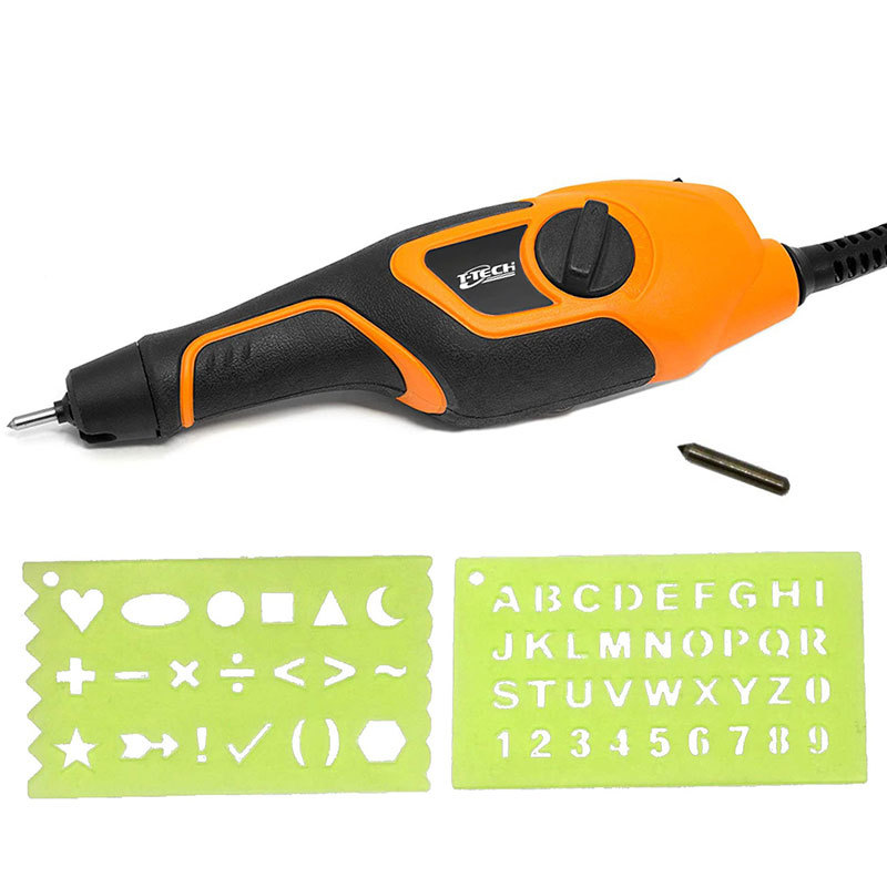 T-TECH 13W Electric Engraver Pen Variable-depth Tungsten Carbide Engraving Tip For Wood And Metal