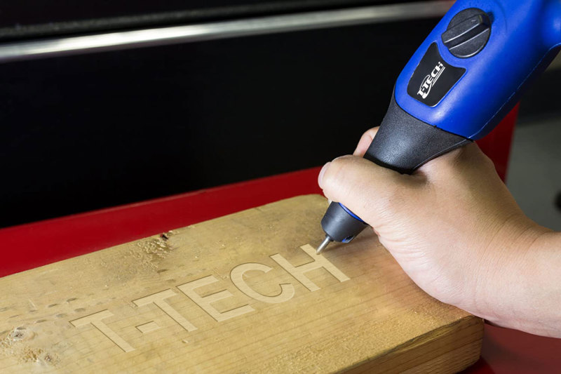 T-TECH 13W Electric Engraver Pen Variable-depth Tungsten Carbide Engraving Tip For Wood And Metal