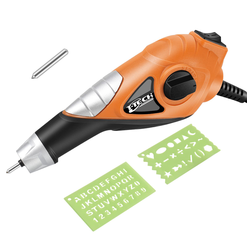 T-TECH 13W Electric Engraver Pen 5-speed Tungsten Carbide Tip Electric Carving Tools