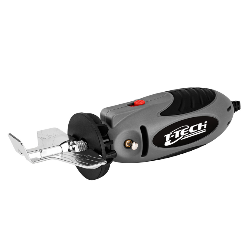 T-TECH DC 12V Chain Saw Grinding Machine Electric Mini Handheld Sharpening Mini Chain Sharpener Tool