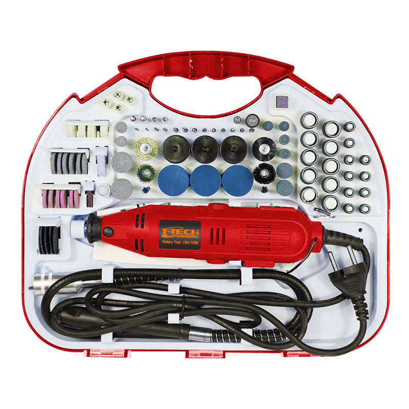 T-TECH 135W Rotary Tool Kit 210pcs Accessories 10000-30000/min Cutting Engraving Carving Engraver Pen