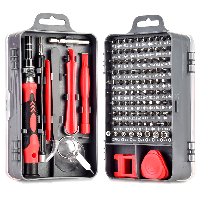 T-TECH 115 in 1 Professional Magnetic Repair Tool Kit for Phone Computer PC Camera Watch Laptop