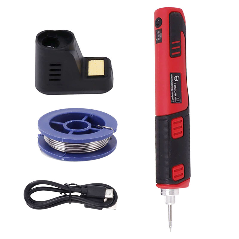 T-TECH Portable Cordless Soldering Iron 3.7V 1500mAH Cordless Soldering Iron Kit Fast Heating