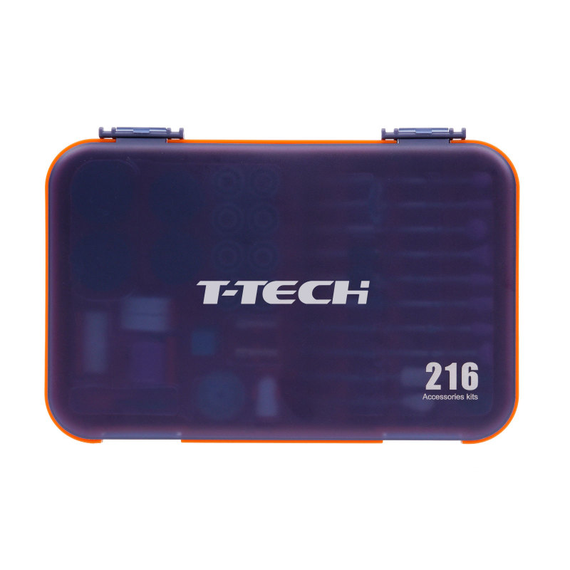 T-TECH 216pcs Rotary Tool Accessory Kit Grinding Polishing Cutting 1/8"(3.2mm) Diameter Shanks Accessories Kit