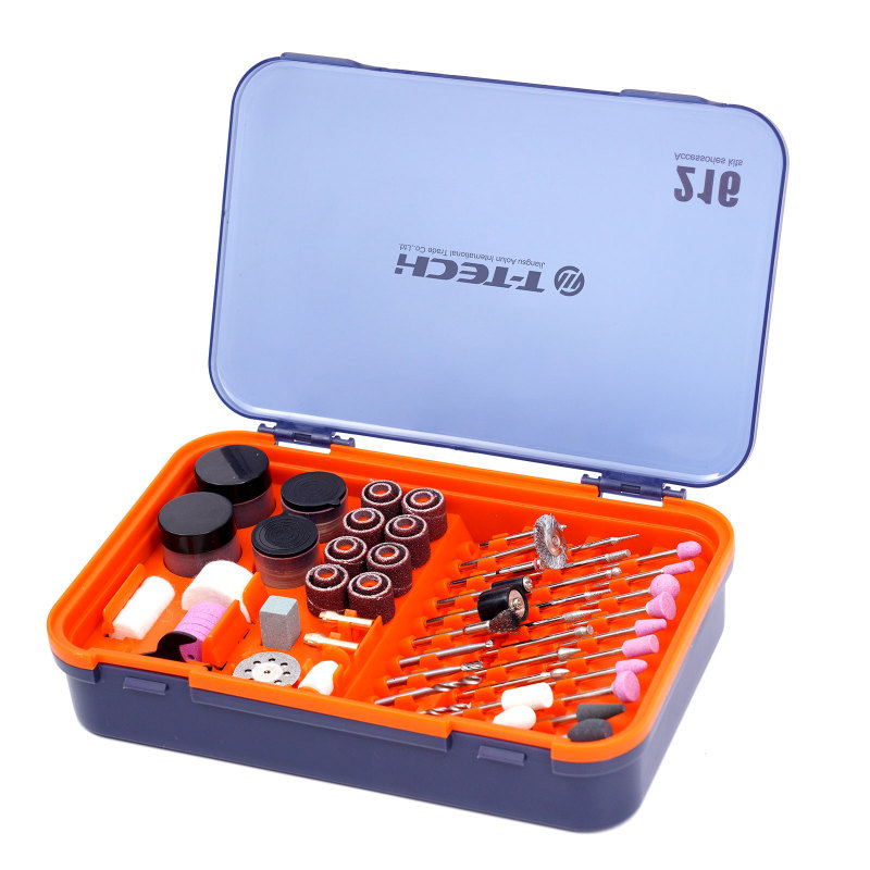 T-TECH 216pcs Rotary Tool Accessory Kit Grinding Polishing Cutting 1/8"(3.2mm) Diameter Shanks Accessories Kit