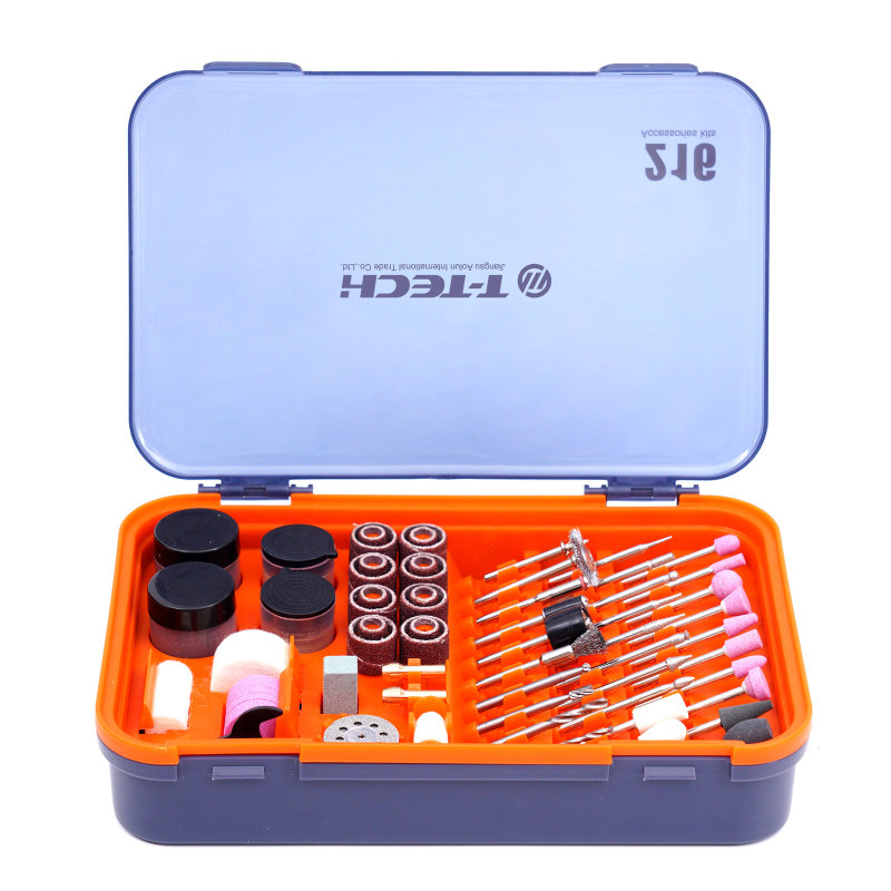 T-TECH 216pcs Rotary Tool Accessory Kit Grinding Polishing Cutting 1/8"(3.2mm) Diameter Shanks Accessories Kit