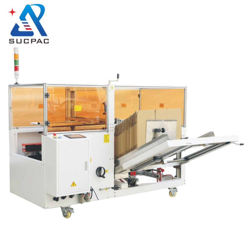 Carton Case Erecting Machine with CE Certification for Delivery Carton box