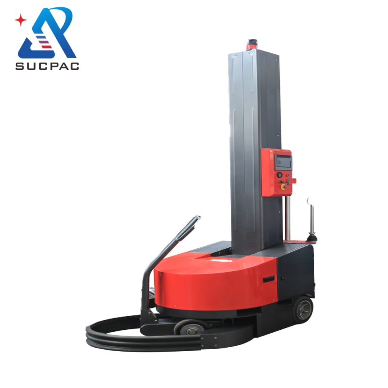 Fully Automatic Robotic Pallet Wrapper Self-Propelled Wrapping Machine