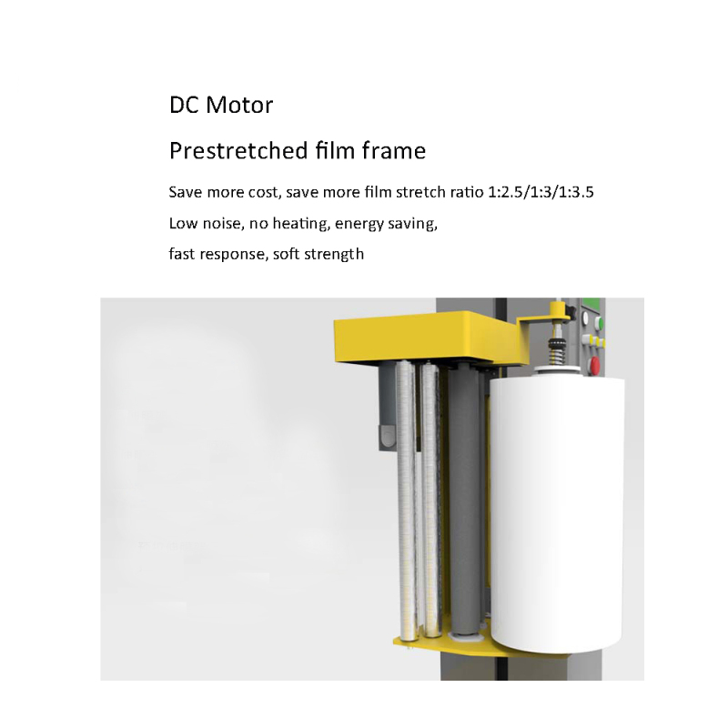 PLC Control Top Press Type Pallet Stretch Film Wrapping Machine