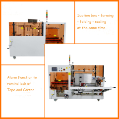 Automatic Machine Carton Erector bottom Sealer Carton Packaging Line