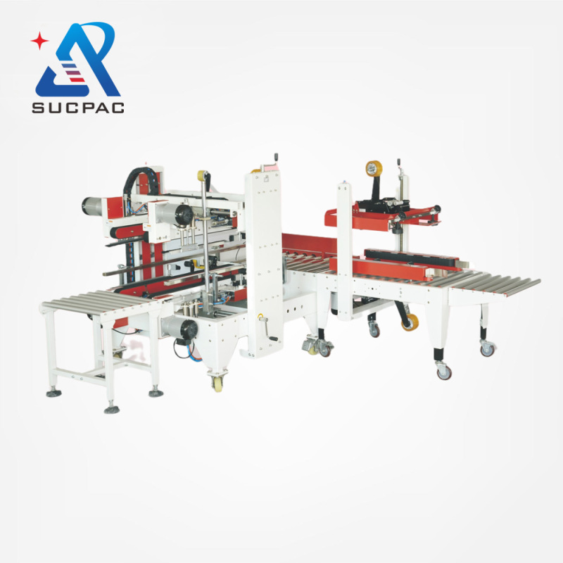 High Speed Automatic Folding Flap Carton Tape Sealer Box Sealing Machine Price