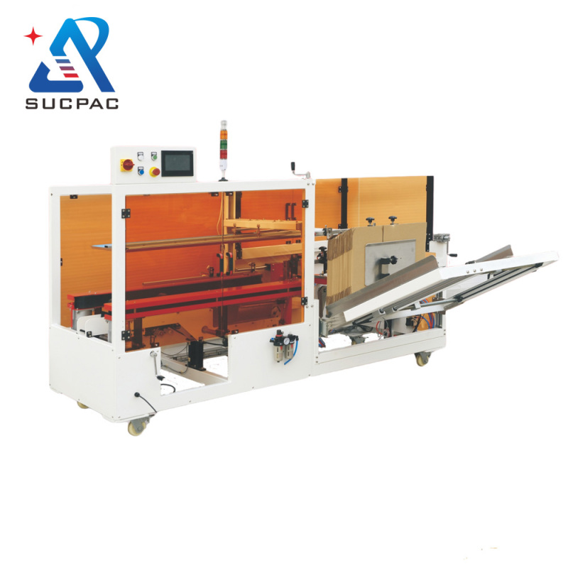 Automatic Case Erector Carton Molding Machine Box Carton Case Erector Erecting Forming Machine