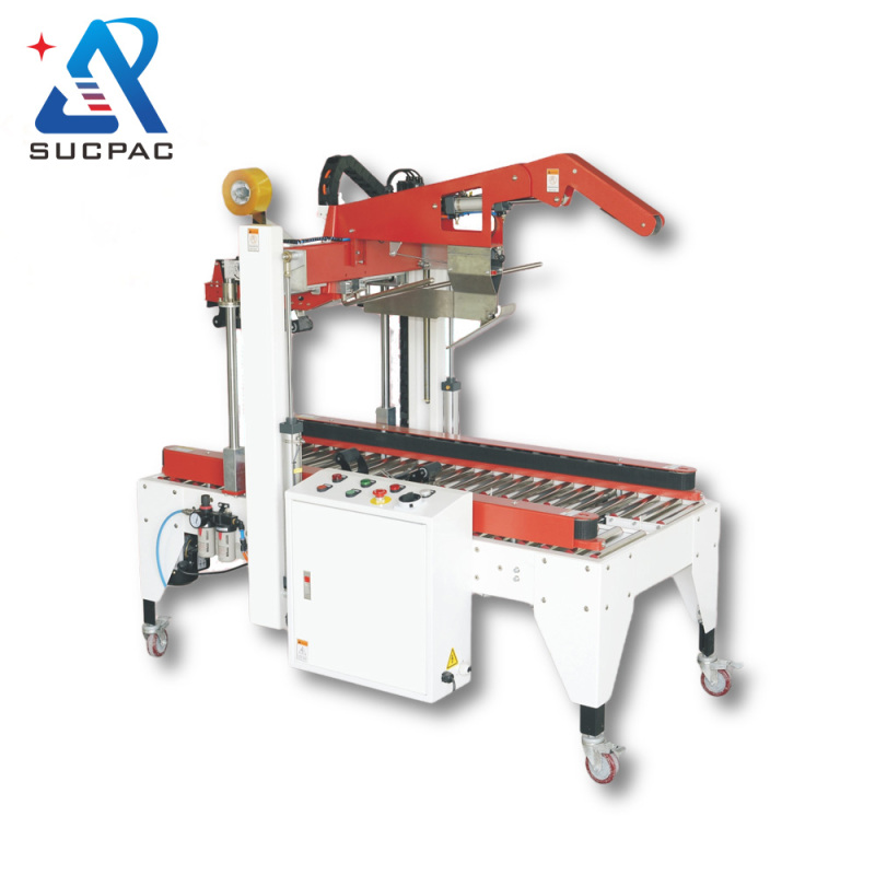 High Speed Automatic Folding Flap Carton Tape Sealer Box Sealing Machine Price